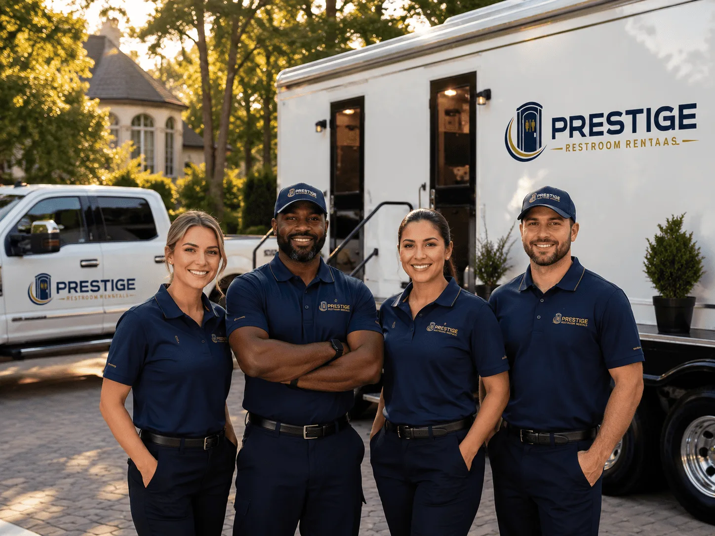 Trusted Luxury Portable Restrooms company in New Douglas, IL